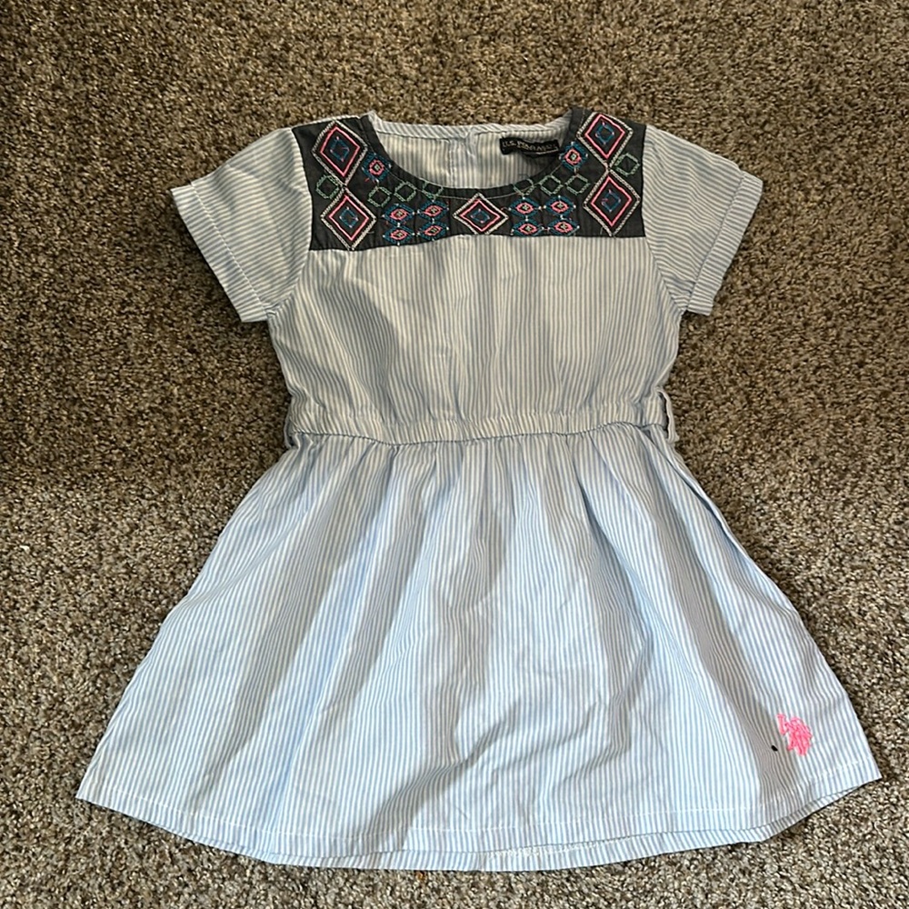 US polo 4T dress
